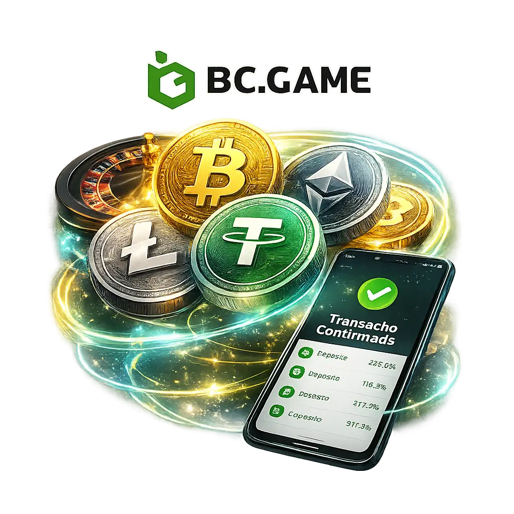 Casino com Bitcoin e Altcoins na BC.Game
